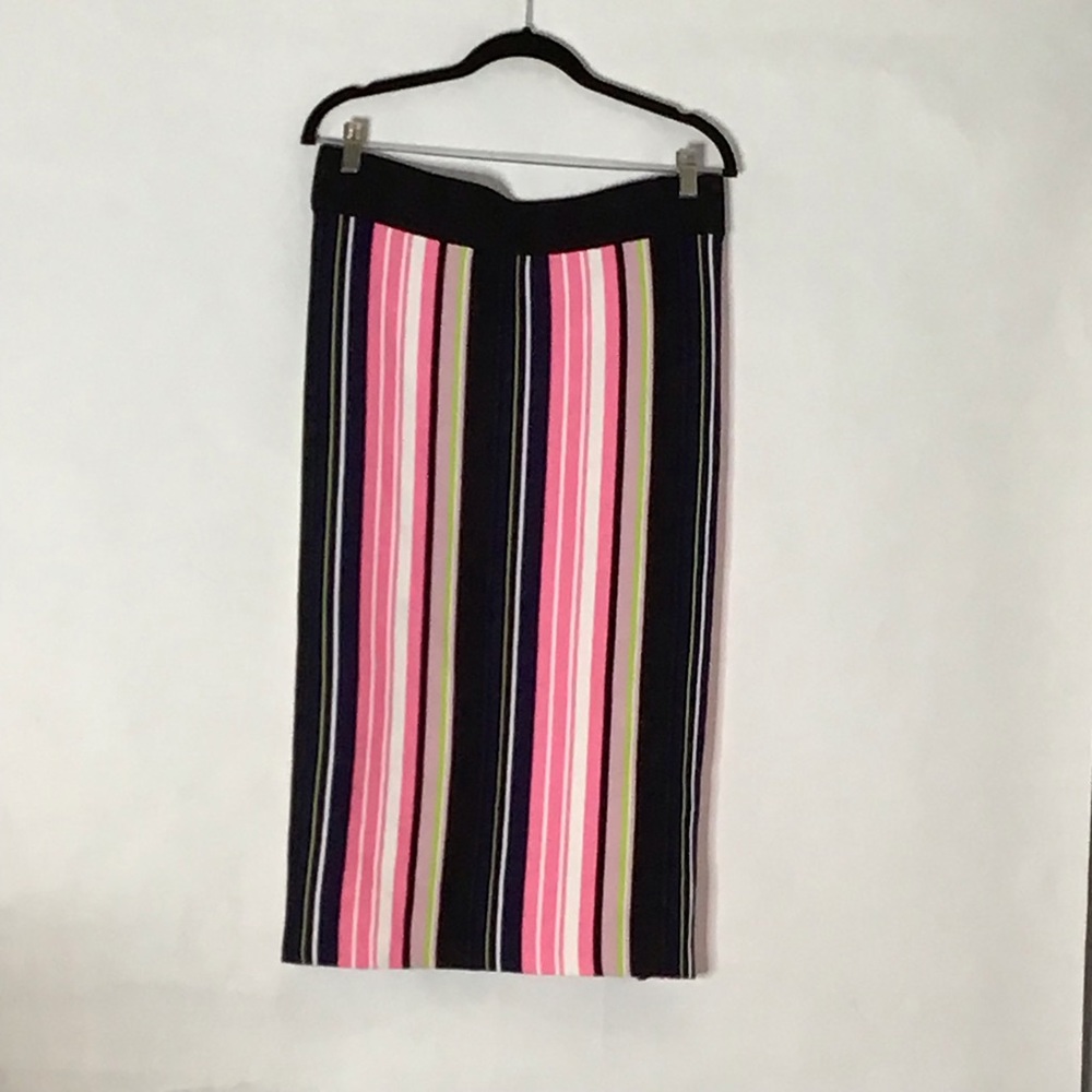 RACHEL Rachel Roy Olivia Striped Knit Pencil Skirt - Picture 4 of 6